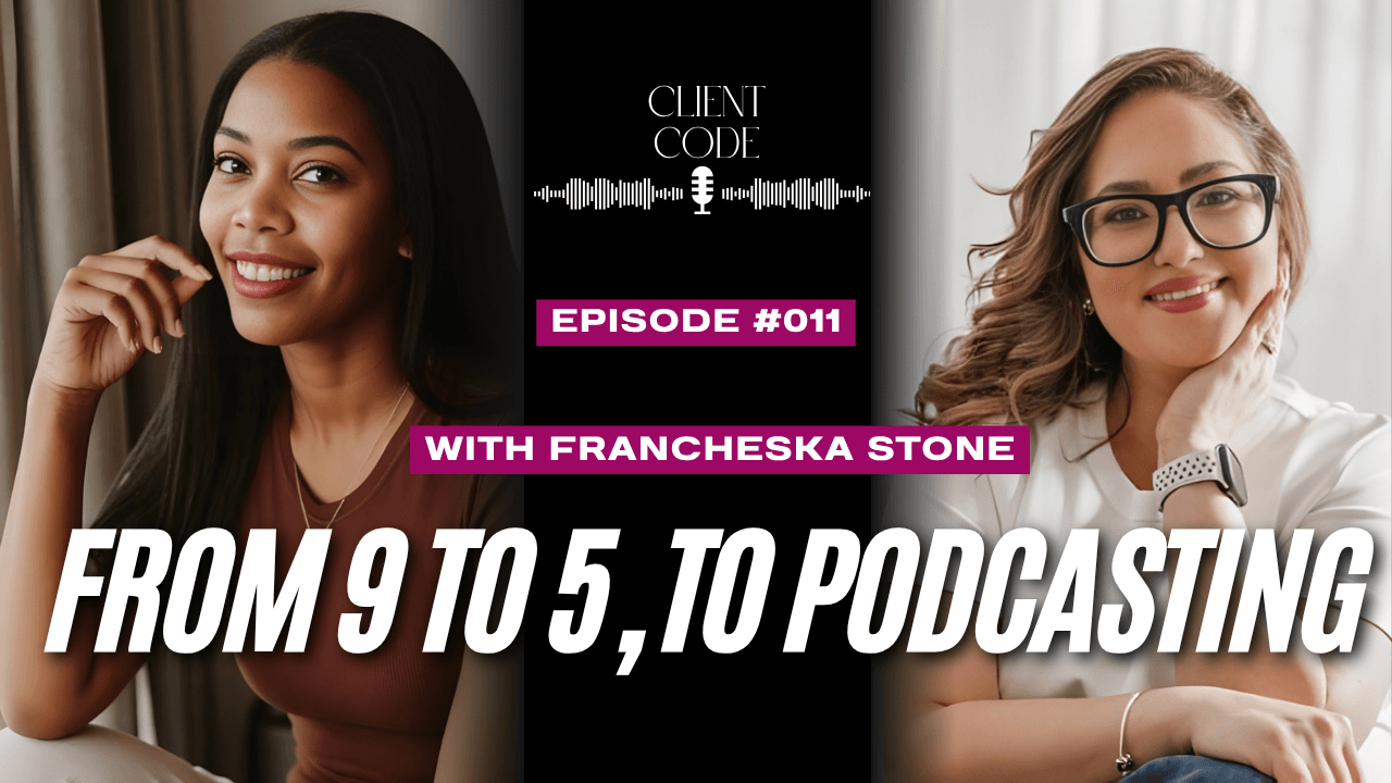 PODCAST: From 9-to-5 Mom to Podcaster: How to Start Your Content Journey Without Losing Your Identity