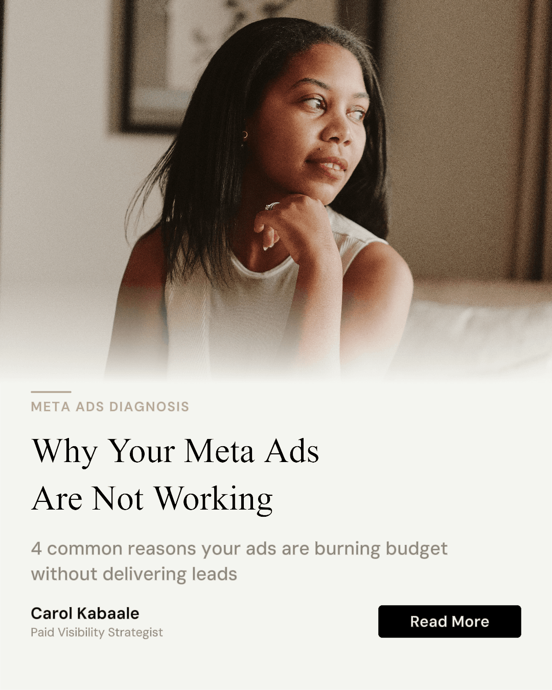 Carol Kabaale, Fractional CMO and Paid Visibility Strategist